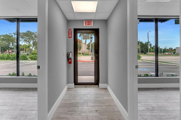 Elevator, Interior, Recessed Lighting, Wood Texture Flooring