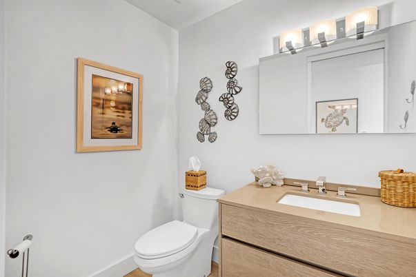 Bathroom, Interior, Wood Texture Flooring
