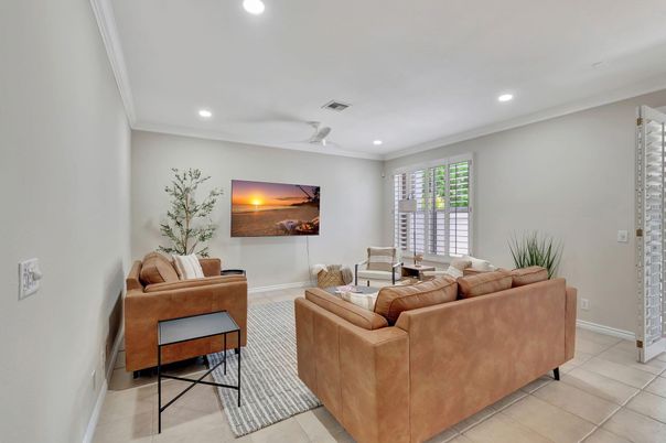 Interior, Living room, Recessed Lighting