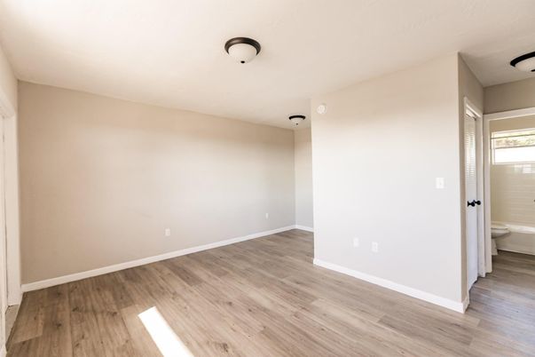 Bathroom, Empty room, Interior, Wood Texture Flooring