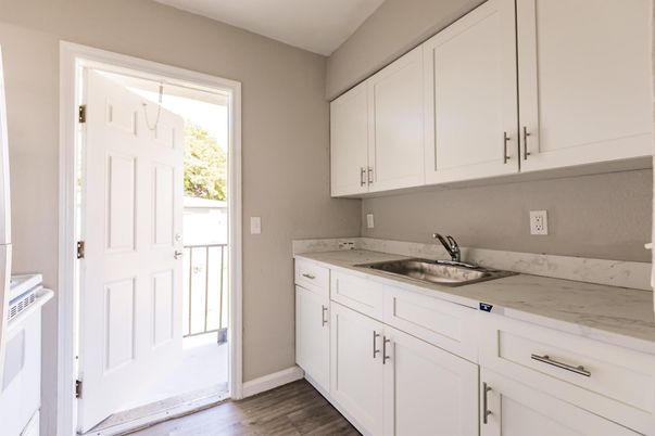 Interior, Kitchen, Wood Texture Flooring