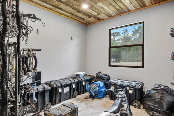 Fitness Equipment, Interior, Recessed Lighting, Wooden Ceilings