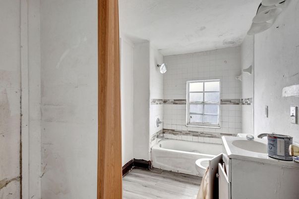 Bathroom, Interior, Wood Texture Flooring