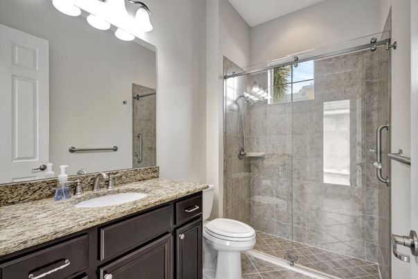 Bathroom, Glass Shower, Interior