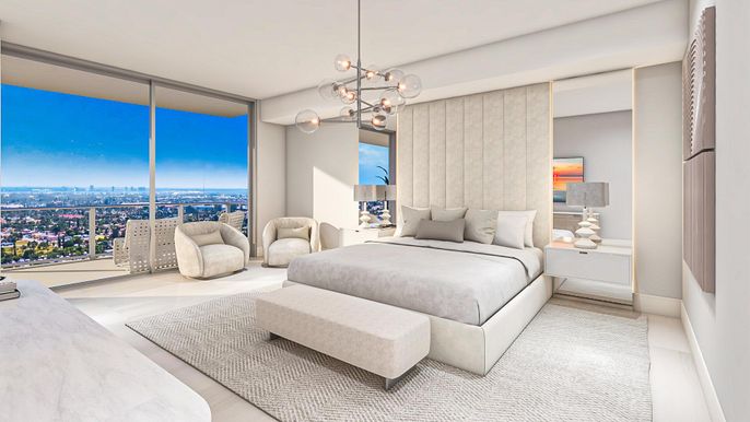 Bedroom, Interior, Pendant Lights
