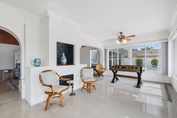 Fireplace, Game Room, Interior