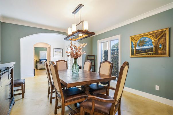 Dining room, Interior, Pendant Lights