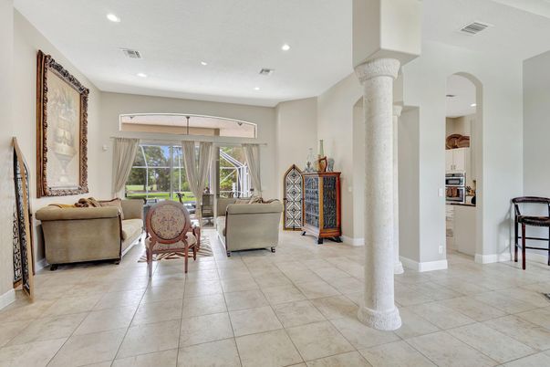 Interior, Living room, Recessed Lighting