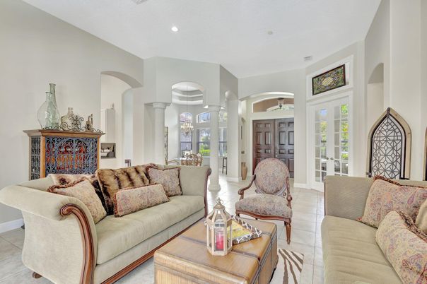 Interior, Living room, Recessed Lighting