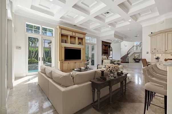 Interior, Living room, Recessed Lighting
