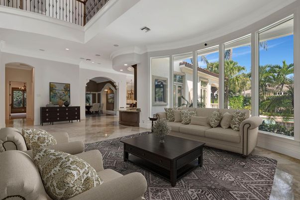 Interior, Living room, Recessed Lighting