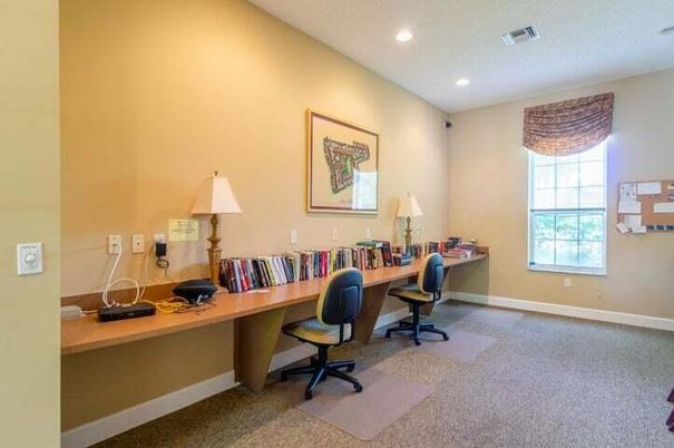 Home Office, Interior, Recessed Lighting