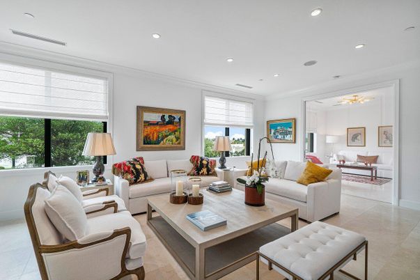 Interior, Living room, Recessed Lighting