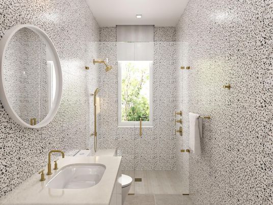 Bathroom, Interior, Recessed Lighting