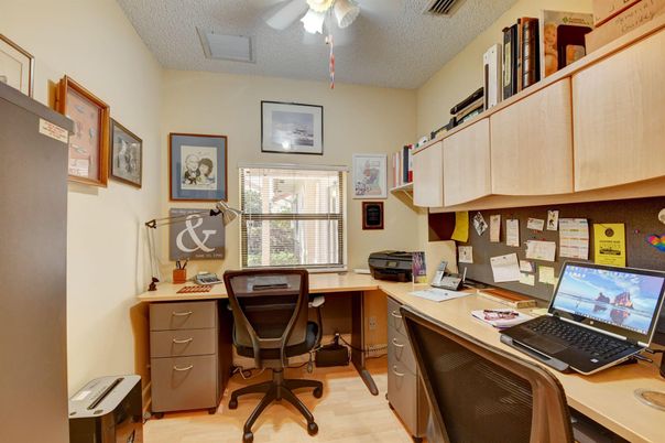Home Office, Interior, Wood Texture Flooring