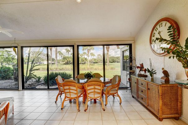 Dining room, Interior, Recessed Lighting, Sun Room