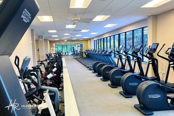 Fitness Equipment, Gym, Interior, Recessed Lighting