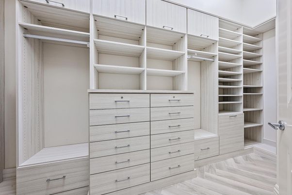 Interior, Walk-in Closets, Wood Texture Flooring