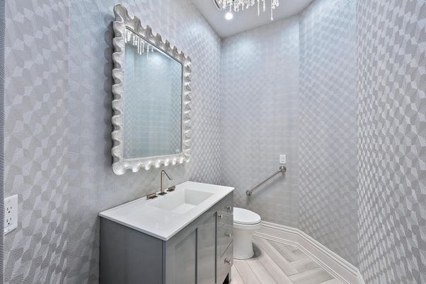Bathroom, Interior, Recessed Lighting