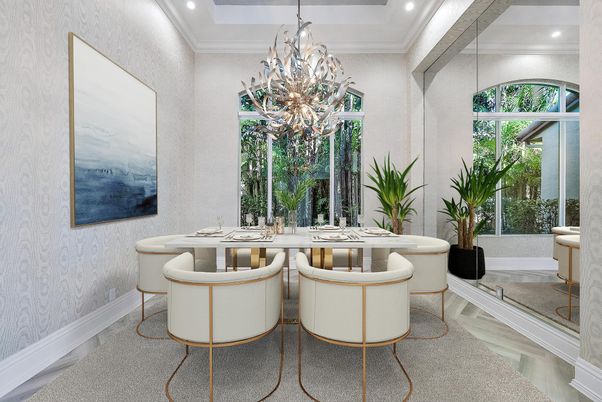 Chandelier, Dining room, Interior, Recessed Lighting