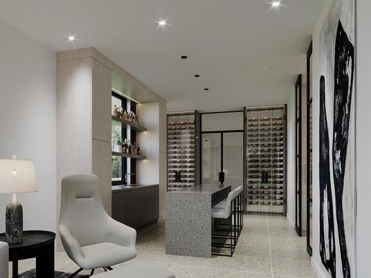 Interior, Recessed Lighting, Wine Storage