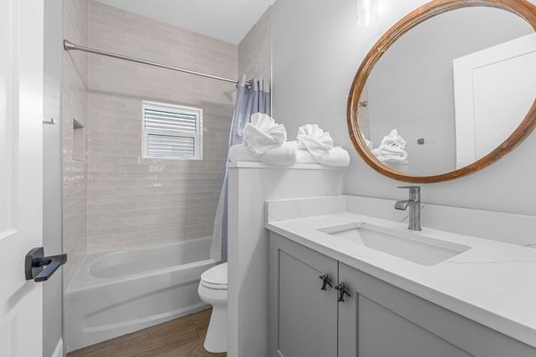 Bathroom, Interior, Wood Texture Flooring