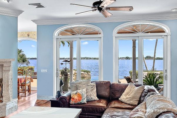 Interior, Living room, Recessed Lighting, Water, Wood Texture Flooring