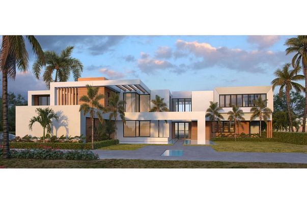 Backyard, Exterior, Facade, Modern