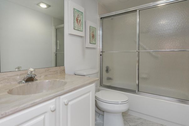 Bathroom, Glass Shower, Interior, Marble, Recessed Lighting