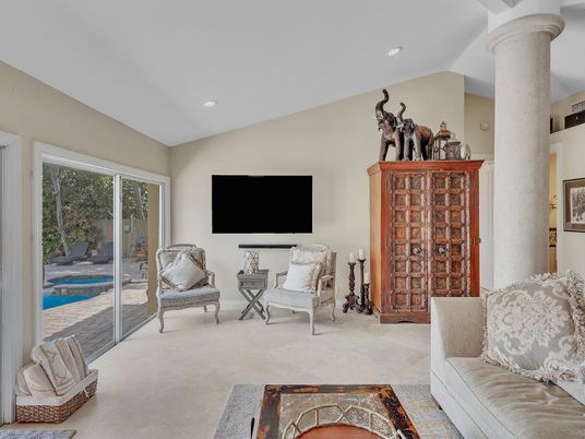 Interior, Living room, Recessed Lighting