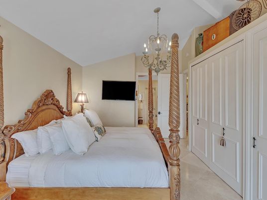 Bedroom, Chandelier, Interior