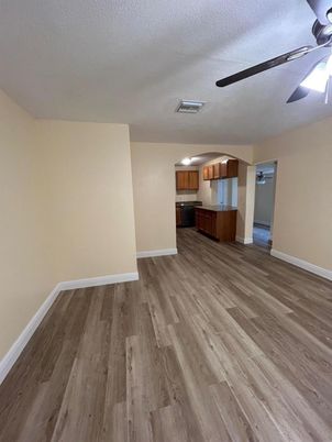 Empty room, Interior, Kitchen, Wood Texture Flooring