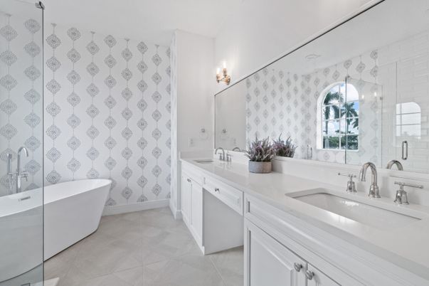 Bathroom, Dual Sink Vanities, Free Standing Baths, Interior
