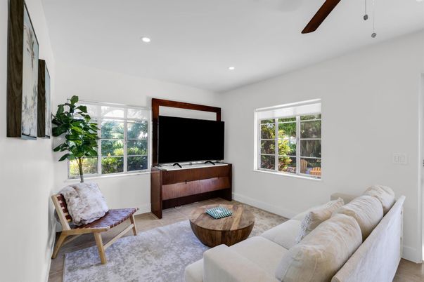 Interior, Living room, Recessed Lighting