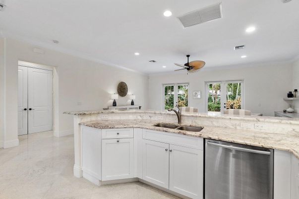 Interior, Kitchen, Recessed Lighting, Stainless Steel Appliances