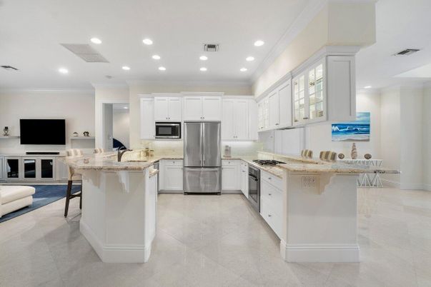 Interior, Kitchen, Recessed Lighting, Stainless Steel Appliances