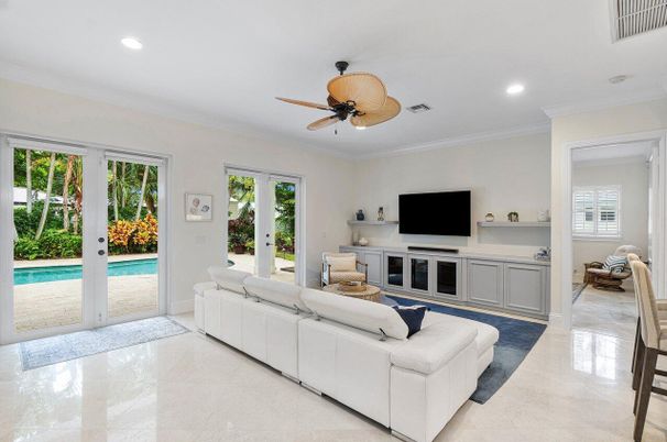 Interior, Living room, Recessed Lighting