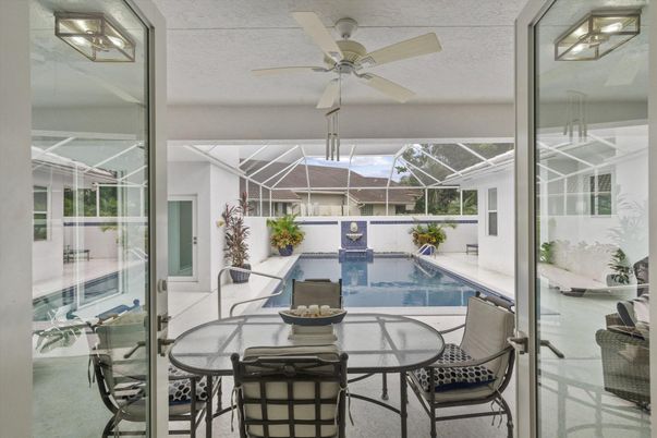 Dining room, Glass Ceilings, Interior, Pool, Sun Room