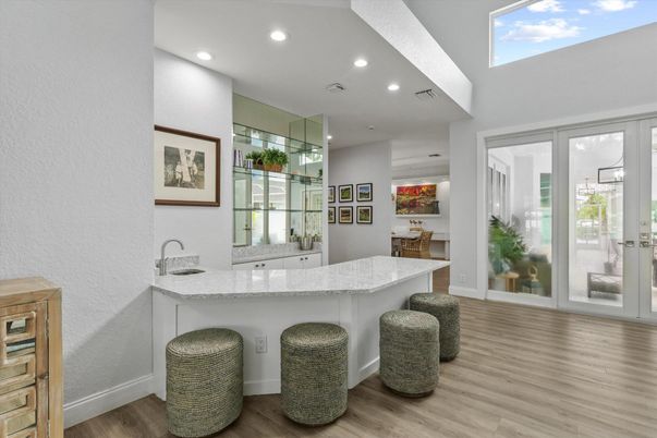 Interior, Recessed Lighting, Wood Texture Flooring