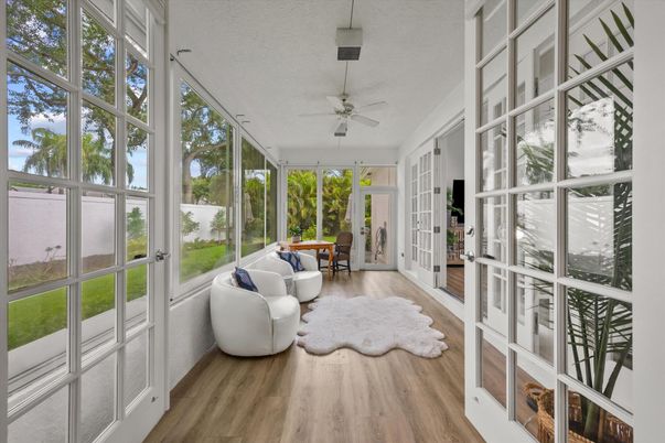 Interior, Sun Room, Wood Texture Flooring