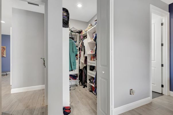 Interior, Recessed Lighting, Walk-in Closets, Wood Texture Flooring