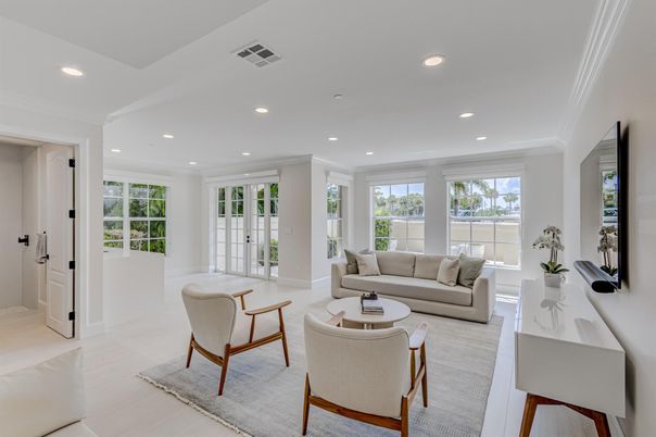 Interior, Living room, Recessed Lighting