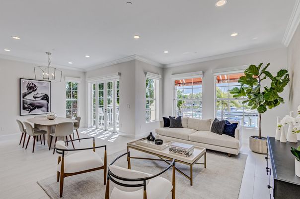 Dining room, Interior, Living room, Pendant Lights, Recessed Lighting