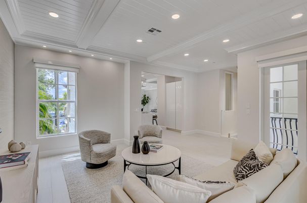 Interior, Living room, Recessed Lighting
