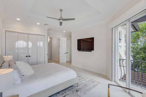 Bedroom, Interior, Recessed Lighting