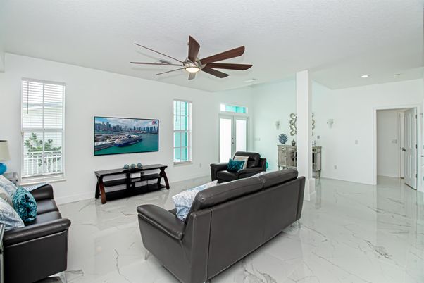 Interior, Living room, Marble, Recessed Lighting