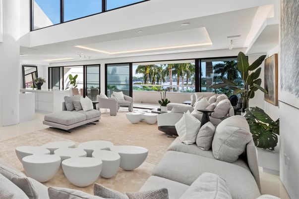 Interior, Living room, Recessed Lighting
