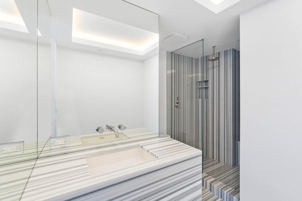 Bathroom, Interior, Recessed Lighting