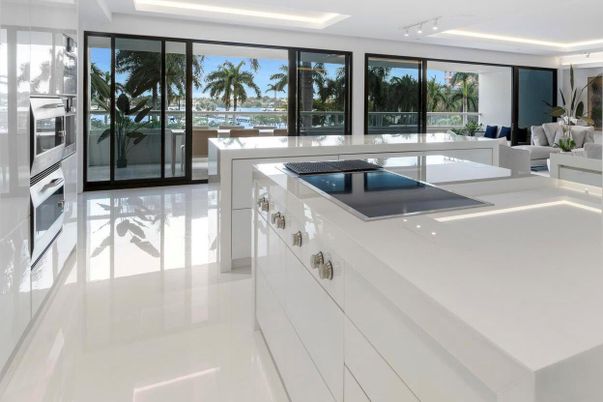 Interior, Kitchen, Living room, Recessed Lighting
