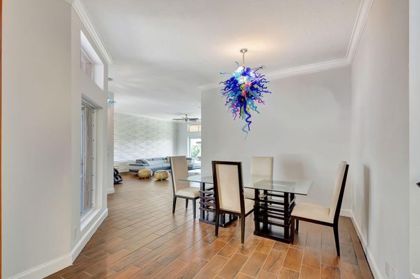Dining room, Interior, Wood Texture Flooring